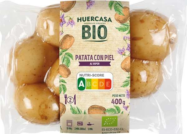 Batata Bio Cozida 400g com pele